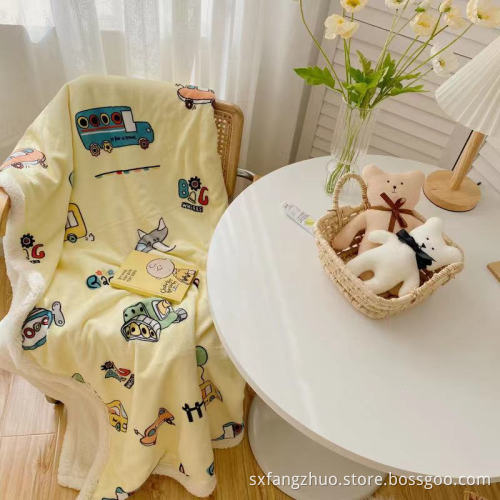 Meistverkauftes Volkspreis No Risk Easy Care Printed Flanell und Sherpa Decke